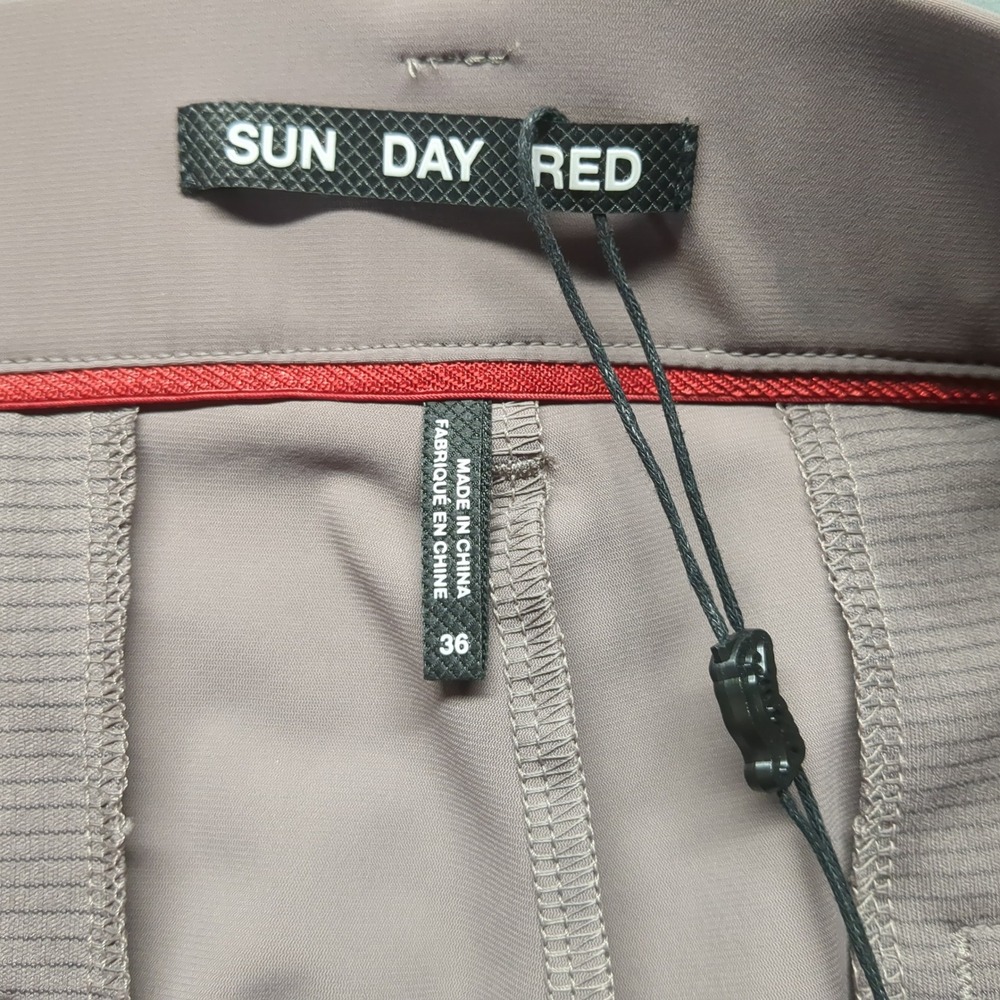 Sun Day Red Shorts Mens 36 Taupe Endless Stretch Tiger Woods Golf Performance - Picture 3 of 14
